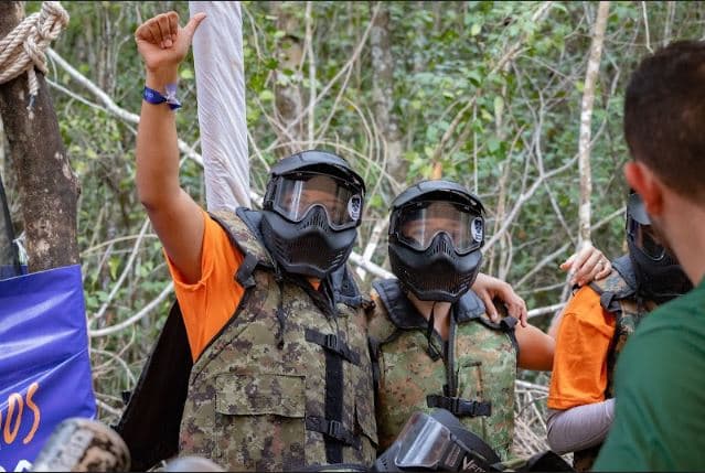 Torneo de gotcha solidario en Tulum