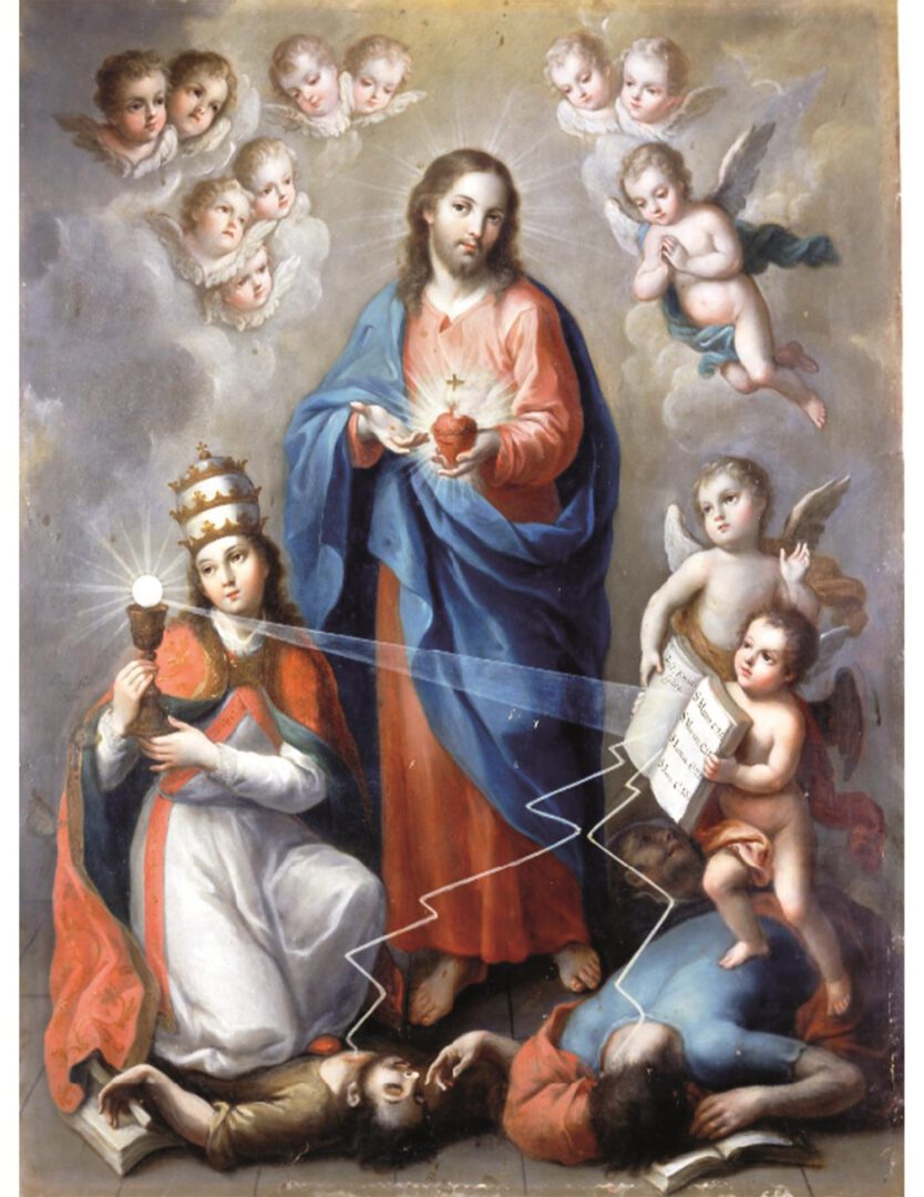 Alegoría del Sagrado Corazón de Jesús de Andrés López:  Análisis Iconográfico | Hola Tulum
