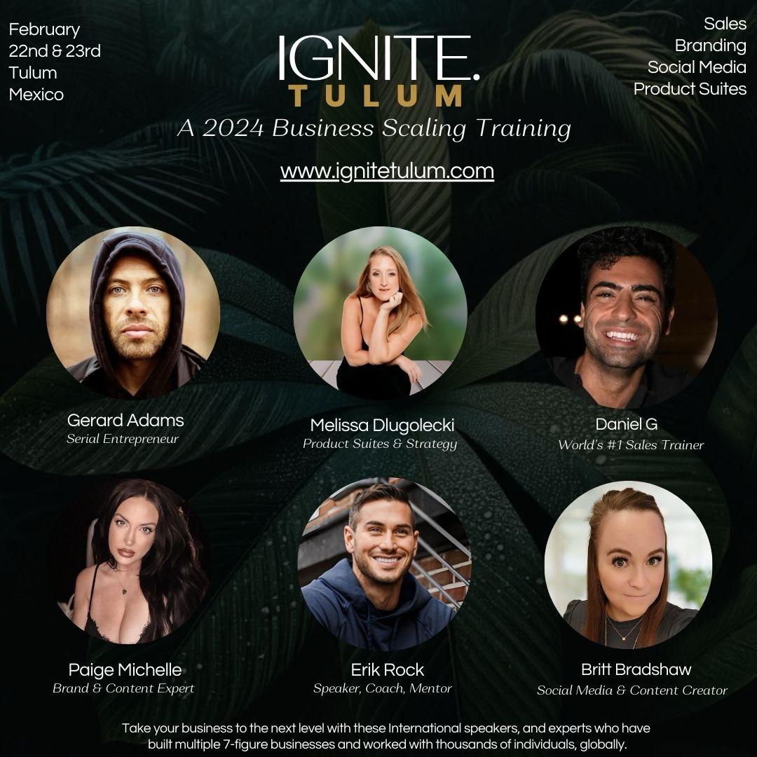 ¡Prepárate para un evento empresarial revolucionario en el corazón de Tulum, México, donde los emprendedores se unen para una experiencia inolvidable! 